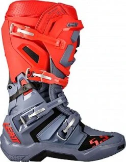 Leatt 5,5 FlexLock Graphene S22, Stiefel -Interiors Geschaft stiefel 5 5 flexlock grau rot 40 5 71758 1